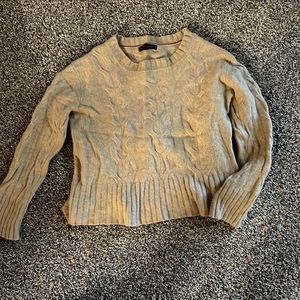 Banana Republic Cable Knit Sweater Women's beige/tan M